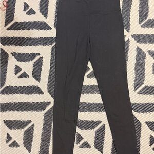 Pants: MIA Black Cotton-Blend Leggings